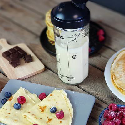 Got batedor per pancakes amb mesures