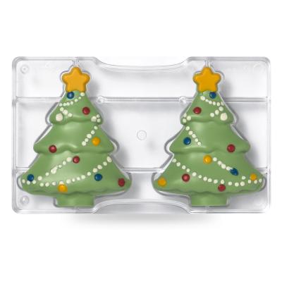 Molde policarbonato para bombones �rbol de Navidad