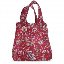 Bolsa compra plegable shopper Paisley ruby