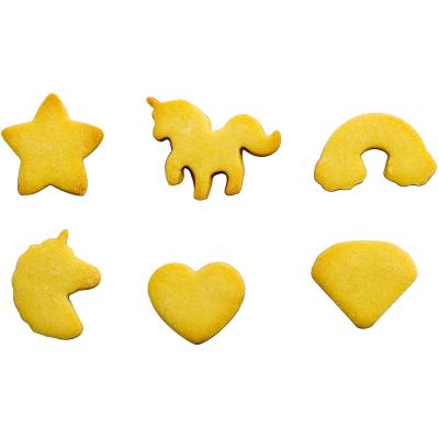 Set 6 talladors galetes mini Unicorn