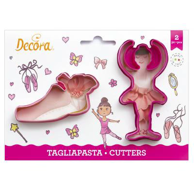 Set 2 talladors galetes pl�stic Ballarina Sabatill