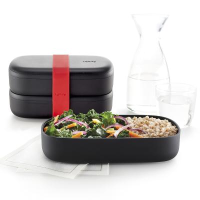 Carmanyola doble LunchBox to Go Black Limited
