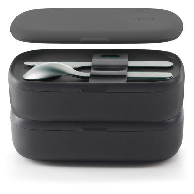 Carmanyola doble LunchBox to Go Black Limited