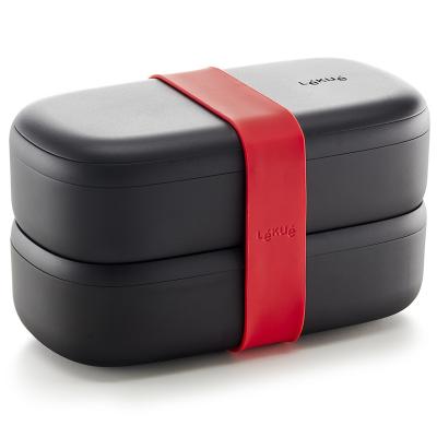 Carmanyola doble LunchBox to Go Black Limited