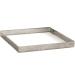 Quadrat rebosteria perforat alt inox 20x20x2 cm