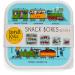 Set 4 fiambreras snack Trens