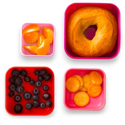 Set 4 fiambreras snack Unicorns