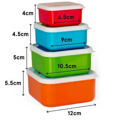 Set 4 fiambreras snack Trucks