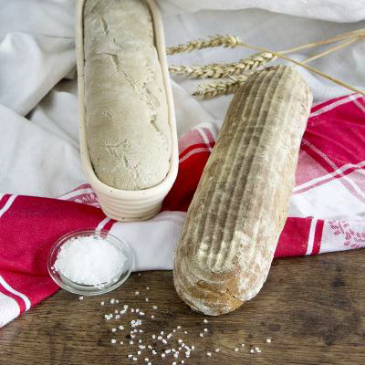 Banetton cistell rattan per fermentar pa baguette
