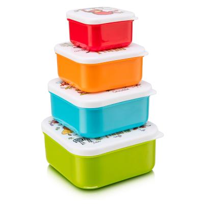 Set 4 fiambreras snack Jungla