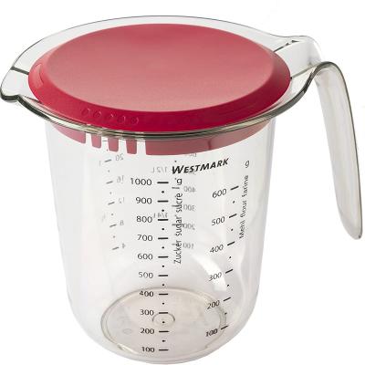 Gerra mesuradora amb tapa 1 L