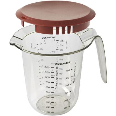 Gerra mesuradora amb tapa 1 L