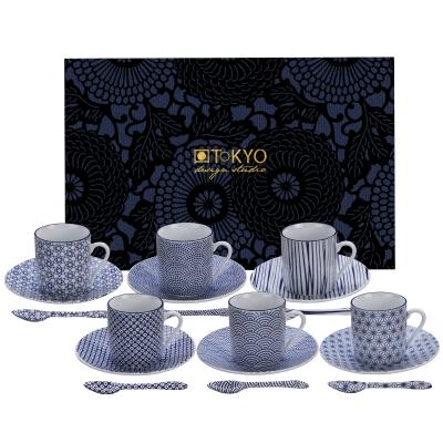 Set caf Espresso Nippon blue 18 peces