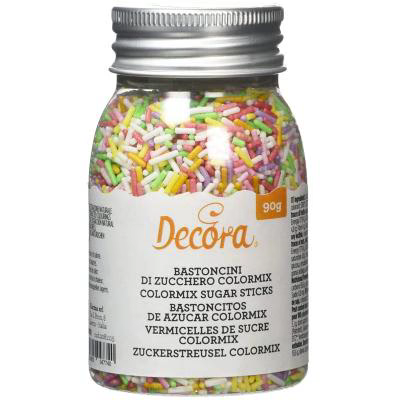 Sprinkles bastonets de sucre 90 g color mix