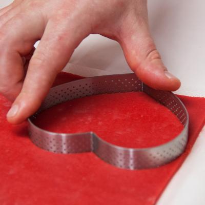 Anell tarta perforat De buyer cor