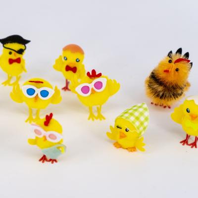 Pollet groc picant l'ullet i mocador vichy 4 cm