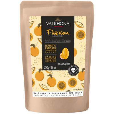 Cobertura mantega cacau Valrhona Fruita Passi?