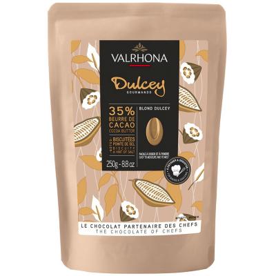 Cobertura xocolata blanca Valrhona Dulcey 35%250g