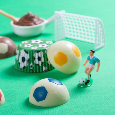 Motllo policarbonat per xocolata Pilota f�tbol 5cm