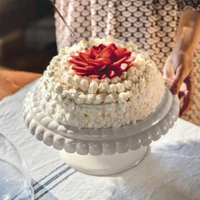 Expositor pastissos alat campana Tiffany blanc