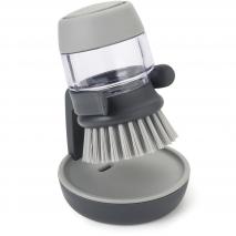 Cepillo limpia vajilla con dep�sito gris