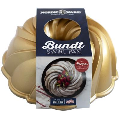 Motllo pasts Nordic Ware Swirl Bundt