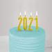 Espelma aniversari daurada nmero 0