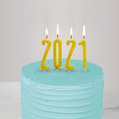 Espelma aniversari daurada n�mero 2