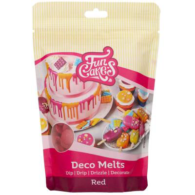 Deco Melts Funcakes 250 gr Vermell