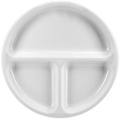 Plat microones 3 compartiments 25 cm