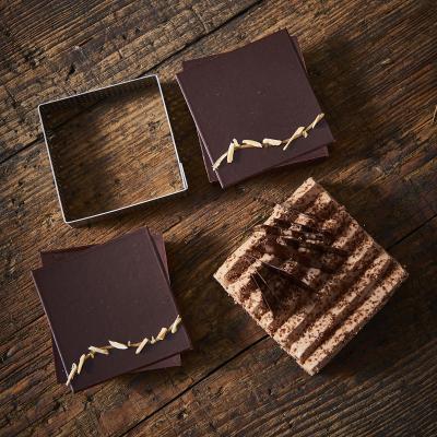 Anell tarta perforat quadrada 8x8 cm