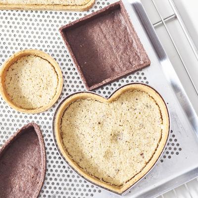 Anell tarta perforat De buyer cor