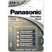 4 piles AAA alcalines Panasonic Everyday