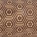 Corr� amb patr� gravat Hexa fusta 39 cm