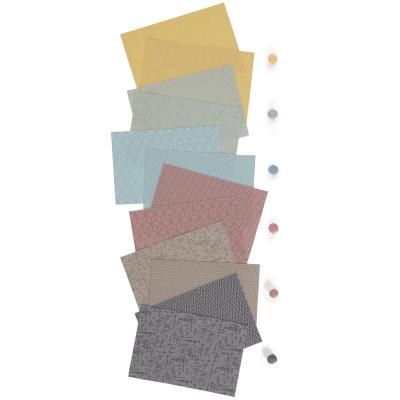 Estovalla individual 30x45 cm Chevron vermell