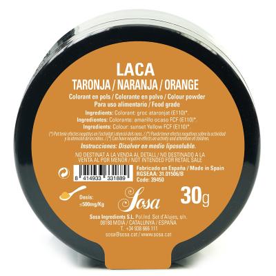 Colorant laca liposoluble pols 30 g taronja
