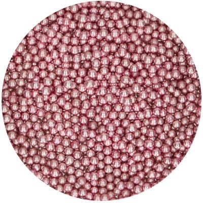 Sprinkles perles sucre 4 mm 80 g rosa metal.litzat