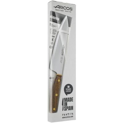 Ganivet cuiner Arcos Nordika fusta 21 cm