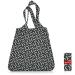 Bossa compra plegable shopper Signature negre