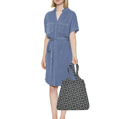 Bossa compra plegable shopper Signature negre