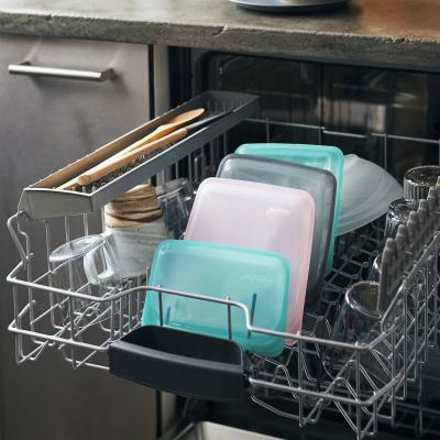 Bossa silicona reutilitzable Stasher M de peu aqua