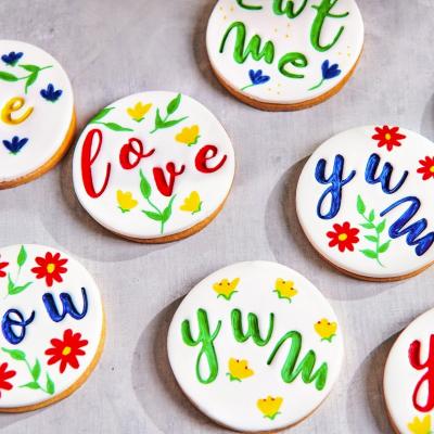 Set 2 retoladors alimentaris Or i Plata FunCakes