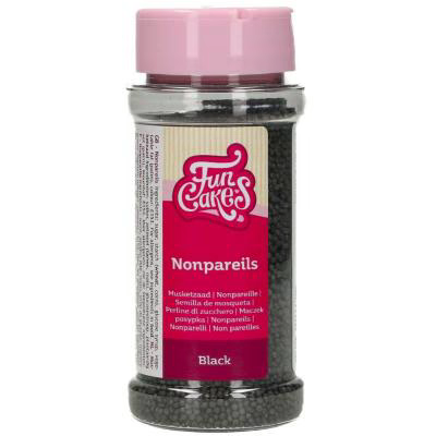 Sprinkles nonpareils Funcakes 80 g negre
