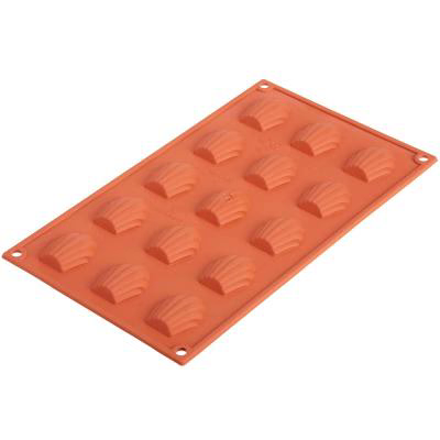 Motllo silicona Mini Madeleine 4,4x3,4x1 cm cav 15