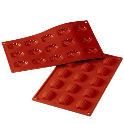 Motllo silicona Mini Madeleine 4,4x3,4x1 cm cav 15
