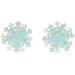 Set 12 decoracions de sucre Flocs de Neu