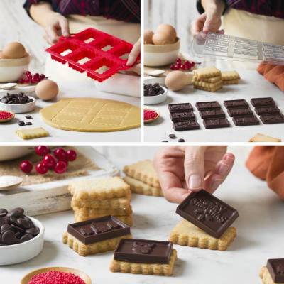 Set tallador galetes i motllo xocolata Nadal