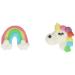 Set 12 decoracions de sucre Unicorn i Arc St Mart