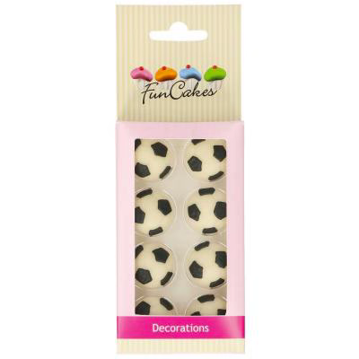 Set 8 decoracions de sucre F�tbol