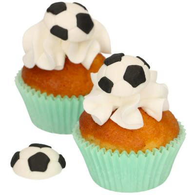 Set 8 decoracions de sucre F�tbol